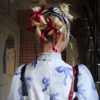 セミロング ヘアアレンジ ニュアンスヘア🪡 nenekaのヘアスタイル