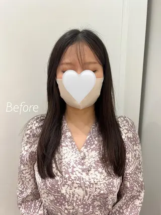 セミロング ヘアアレンジ ✨まとまるボブ/ 切りっぱなし/ユキナのヘアスタイル