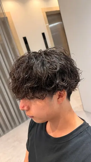 ショート パーマ メンズ fifth 堀内新史のヘアスタイル