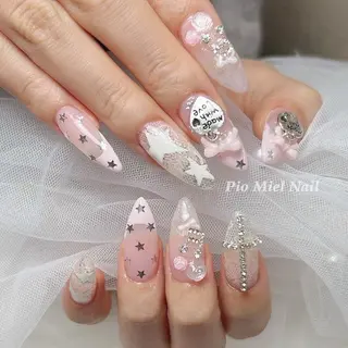 ネイル HANA 長さだしのネイルデザイン