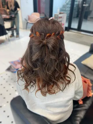 ロング ヘアアレンジ 【韓国❤️海外ヘア】 AYAKAのヘアスタイル