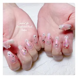 ミディアム ネイル 🐾enen style 🐾のネイルデザイン