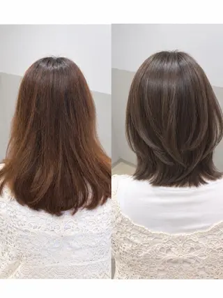 ミディアム 髪質改善/ショート✨ /オグ✂️/のヘアスタイル