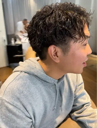 パーマ メンズ 🌈ケアブリーチ🌈 おぐまなつきのヘアスタイル
