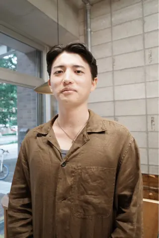 ショート メンズ 西宮北口パーマ 鮫島竜海のヘアスタイル