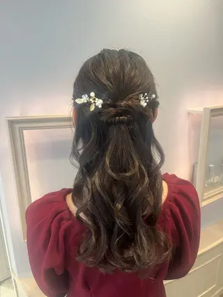 ロング ヘアアレンジ Honoka /ヘアメ/艶カラーのヘアスタイル