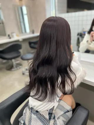 ロング カラー ふわっと抜け感🫧 ブラウンベージュ🤎のヘアスタイル