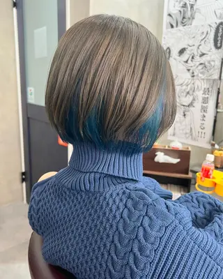 ショート インナーカラー🦔 🐾KEISUKEのヘアスタイル