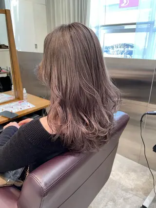 ロング カラー HAREru. モデル募集【戸塚】のヘアスタイル