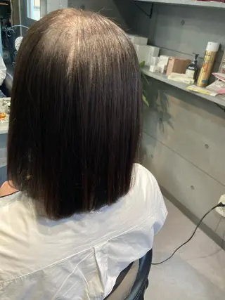 ミディアム 髪質改善☺︎縮毛矯正 ふじい まりんのヘアスタイル