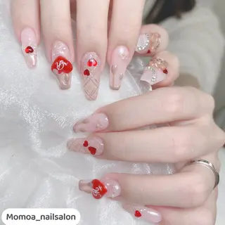 ネイル MoMoA Nail ネイル長さ出し専門店のネイルデザイン