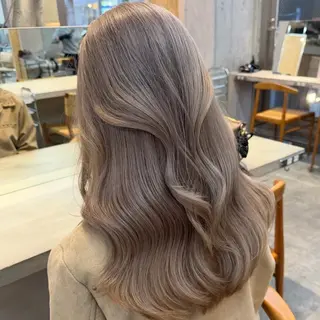 セミロング カラー ヘーゼルベージュ 🩰🤎miharuのヘアスタイル
