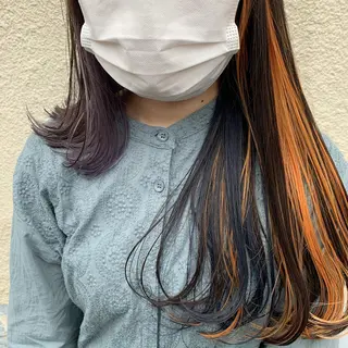 カラー スダユーヤ 💫推しカラーウルフのヘアスタイル