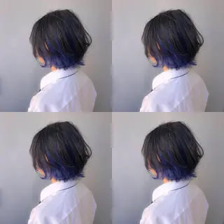 ショート カラー エフェクトブリーチ 🌟前澤啓太朗のヘアスタイル