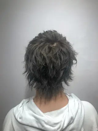 カラー メンズ 中野 竜介のヘアスタイル