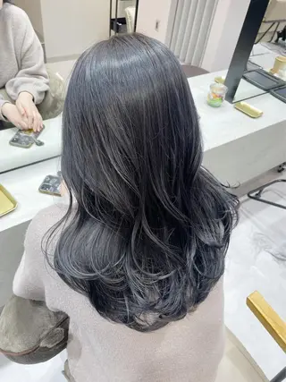 カラー 縮毛矯正 特化アツシのヘアスタイル
