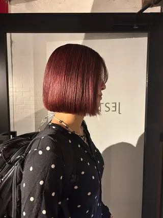 ショート 透明感カラー/髪質改 善/烏丸御池/寿々乃のヘアスタイル