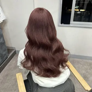ロング カラー 暖色カラー✨代表しげ オグジュアリーのヘアスタイル
