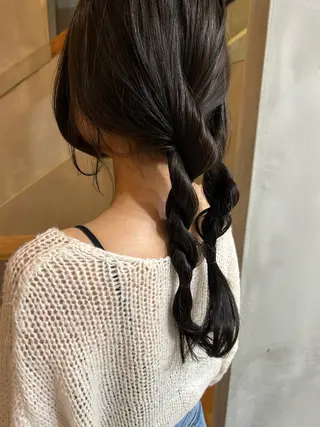 カラー ヘアアレンジ 【Piu-】 古澤 芽依🦩のヘアスタイル