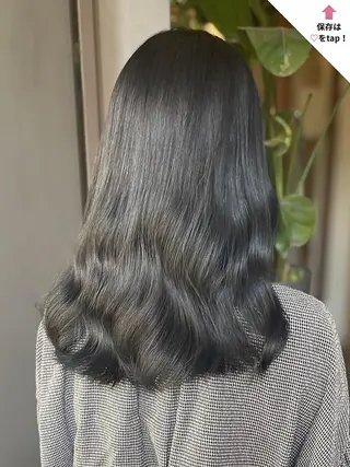 セミロング カラー TIGRE tenjinのヘアスタイル