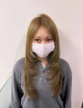 ロング 🍊小川実里🍊 /カラーレイヤーのヘアスタイル