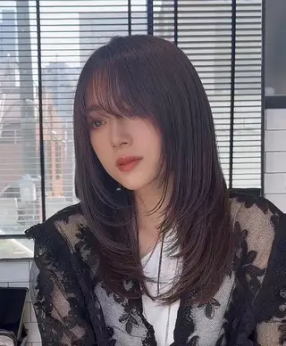 ミディアム カラー 🌫️大人韓国ヘア 🌫️naoyaのヘアスタイル