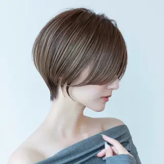 ショート カラー 田中航平/渋谷ボブ/ レイヤーボブのヘアスタイル
