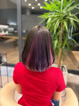 カラー 高橋 南波のヘアスタイル
