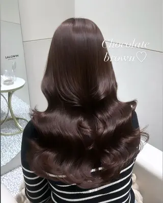 ロング カラー 🩷韓国ヘア/ヨシン モリ🩷Maikaのヘアスタイル