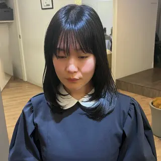 ミディアム The Ect心斎橋 ❤︎marina❤︎のヘアスタイル