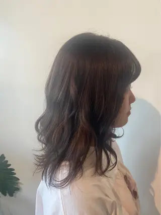 ミディアム 村上 遼華のヘアスタイル