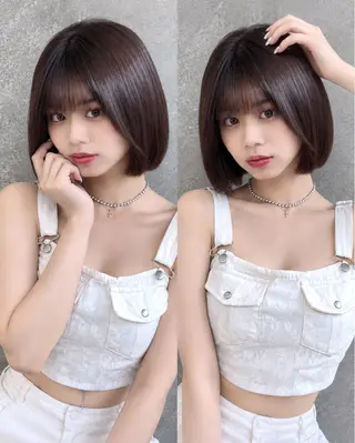ショート 韓国レイヤー 田中 励也のヘアスタイル