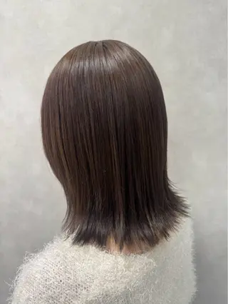 ミディアム 暖色/透明感カラー/ ヘアアレ/moeのヘアスタイル