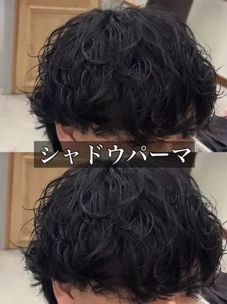 パーマ メンズ オカベ ショウマのヘアスタイル