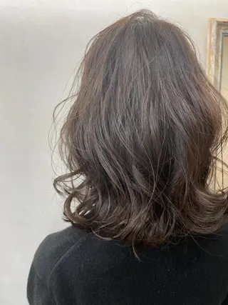 ミディアム カラー TOWA 野村　コウダイのヘアスタイル