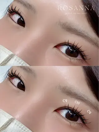 マツエク・マツパ ROSANNA川越 イサカのマツエク・マツパデザイン