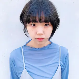 ショート カラー 中川 竜誠のヘアスタイル
