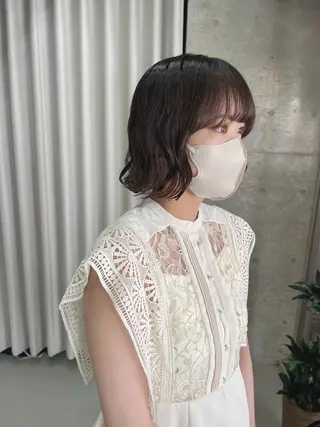 パーマ ボブパーマコテ巻き風 パーマNo1深江秀平のヘアスタイル