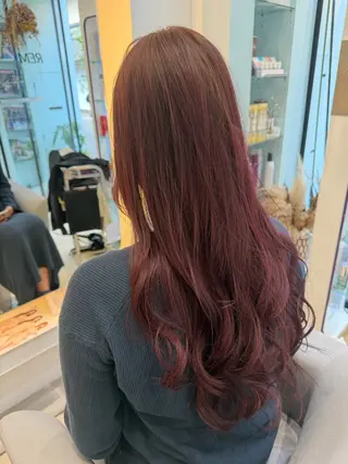 ミディアム カラー 堀井 凌平のヘアスタイル