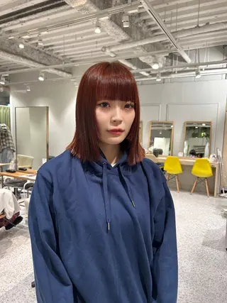 ミディアム hair&eye🎀 /momoKaのヘアスタイル
