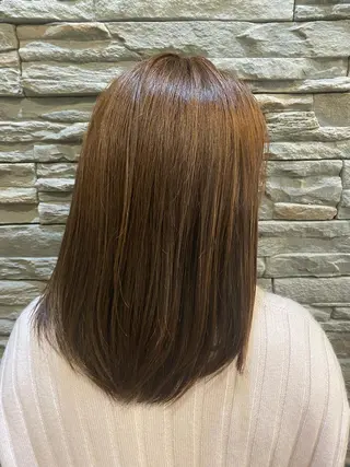 セミロング 山浦 貴恵のヘアスタイル