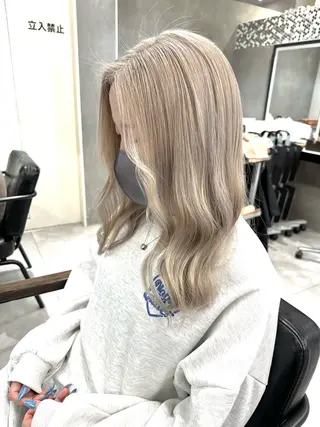 セミロング quill クイル　ツボイタクマのヘアスタイル