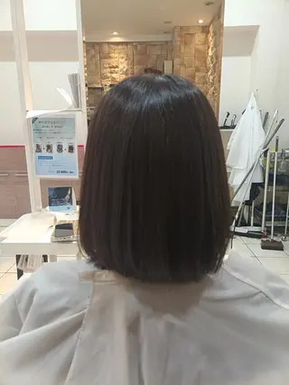 ミディアム カラー 透明感カラー×美眉 🎀大西みゆう🎀のヘアスタイル