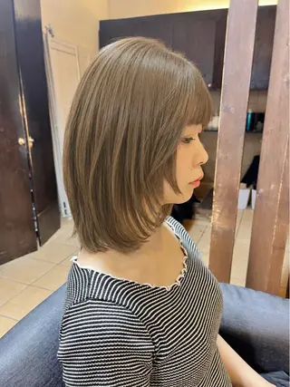 ミディアム カラー ヘアアレンジ 韓国風レイヤー/ 💎Tomoya💎のヘアスタイル