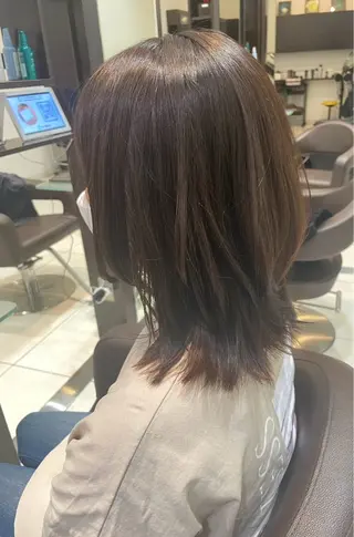ミディアム Quol🩵 このか 🩵のヘアスタイル