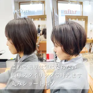 ショート 👑銀座ショート/ 絶壁補正/金子涼👑のヘアスタイル