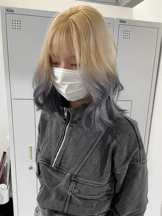 ミディアム カラー 髪のお医者さん南船場 ARCHEゆうまのヘアスタイル