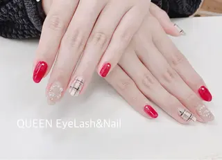セミロング カラー ネイル Bloom Nailのネイルデザイン