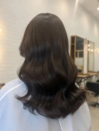 ロング 根岸 進のヘアスタイル