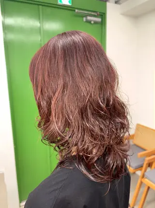 ミディアム カラー ヘアアレンジ 英 このみのヘアスタイル